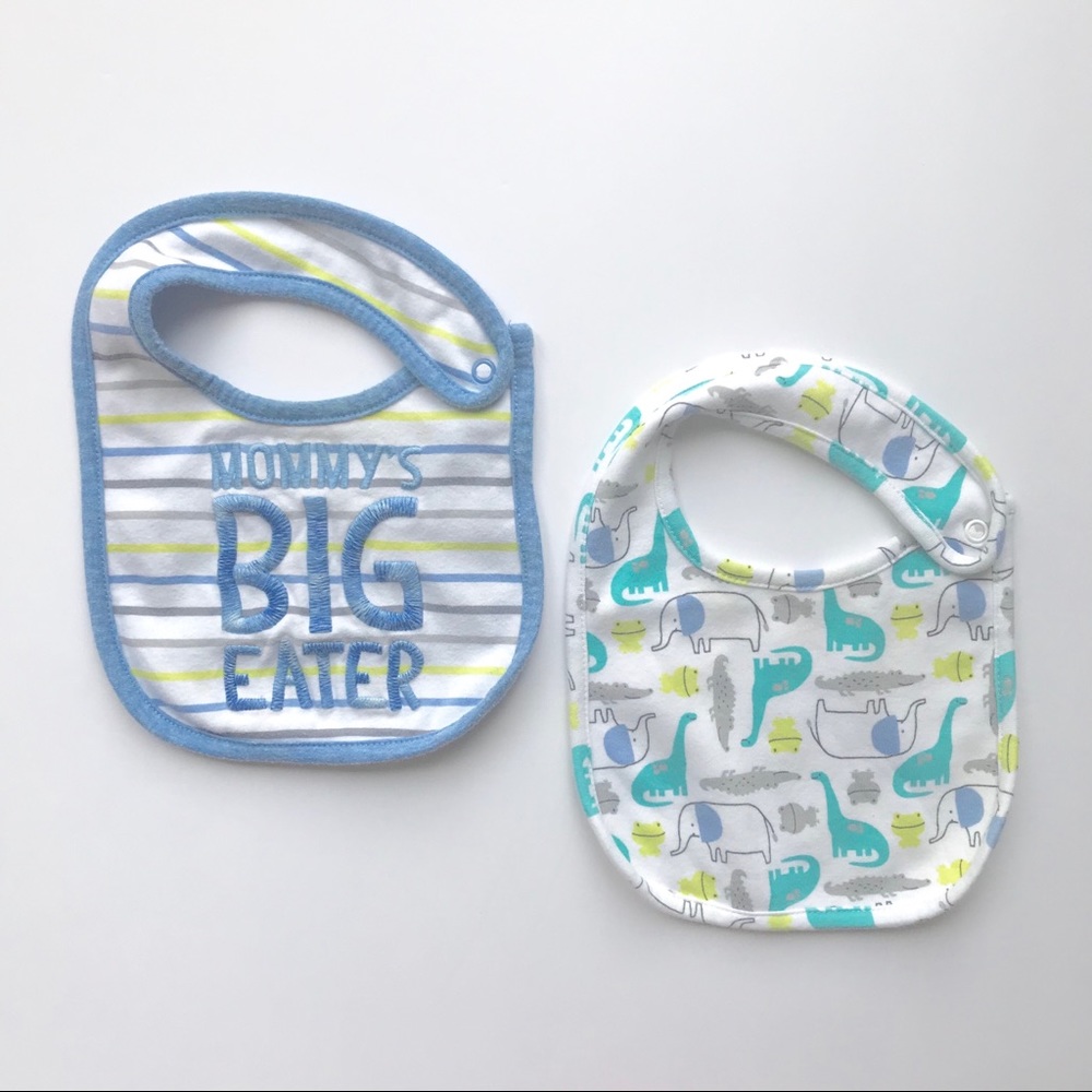 Carter’s Mommy’s Big Eater / Animal Dinner Bibs
